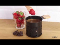 Cookut - Set fondue au chocolat à la bougie 2 personnes