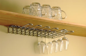 Rack à verres fixation mixte - Range-verre
