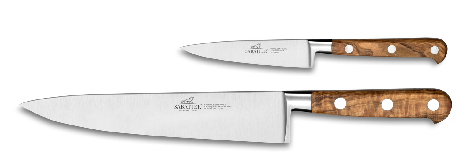 Coffret 3 couteaux de cuisine japonais - Lion Sabatier - Couteau