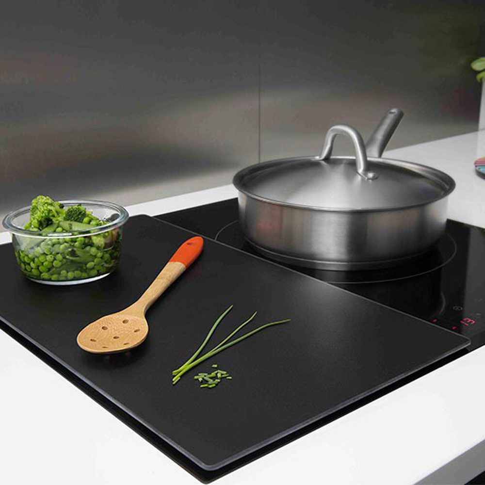 Misen Pince pour cuisiner et servir - Pince de cuisine en acier inoxydable  - Pince à griller pour servir des aliments - 30,5 cm - Noir