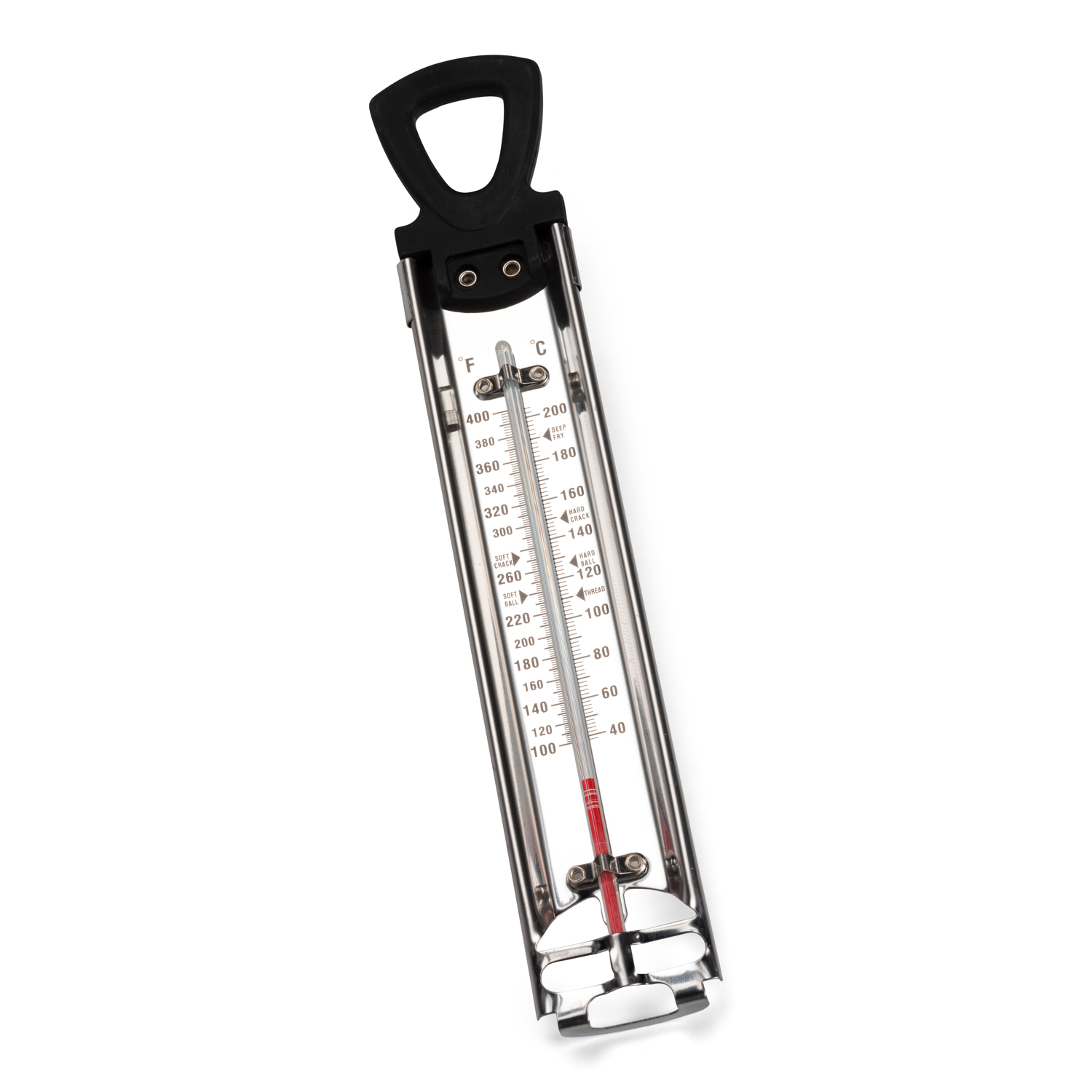 Thermomètre à confiture et sucre de 80 à 200°C sous gaine 35 cm