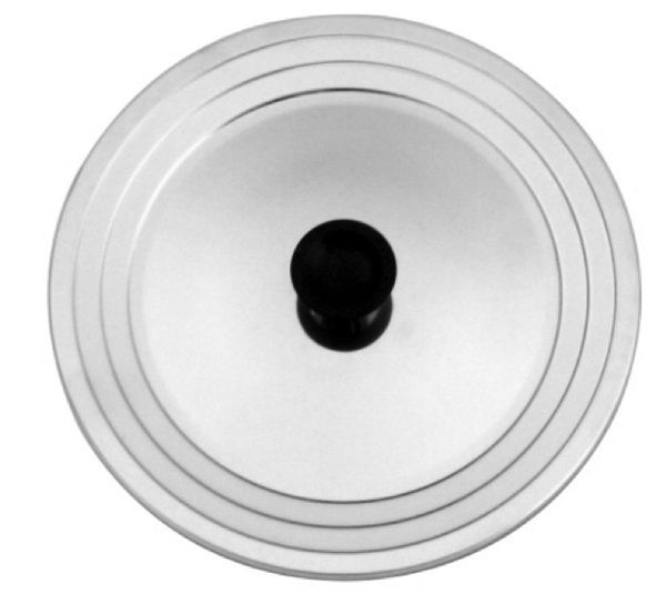 Couvercle de casserole en inox à bord ourlé 18-20-22 cm