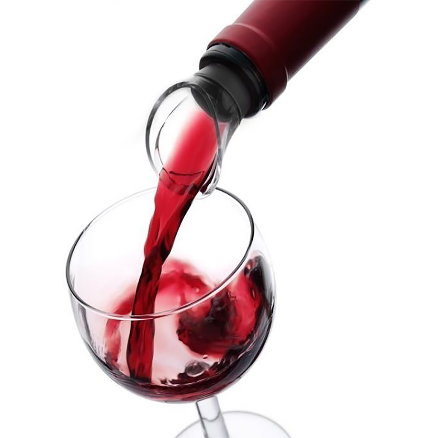 Aérateur anti-goutte bec verseur de vin bec verseur de vin verseur de vin à  poteau droit 